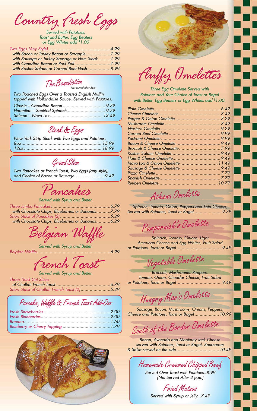 Pumpernick’s Delicatessen & Restaurant View Restaurant Menu